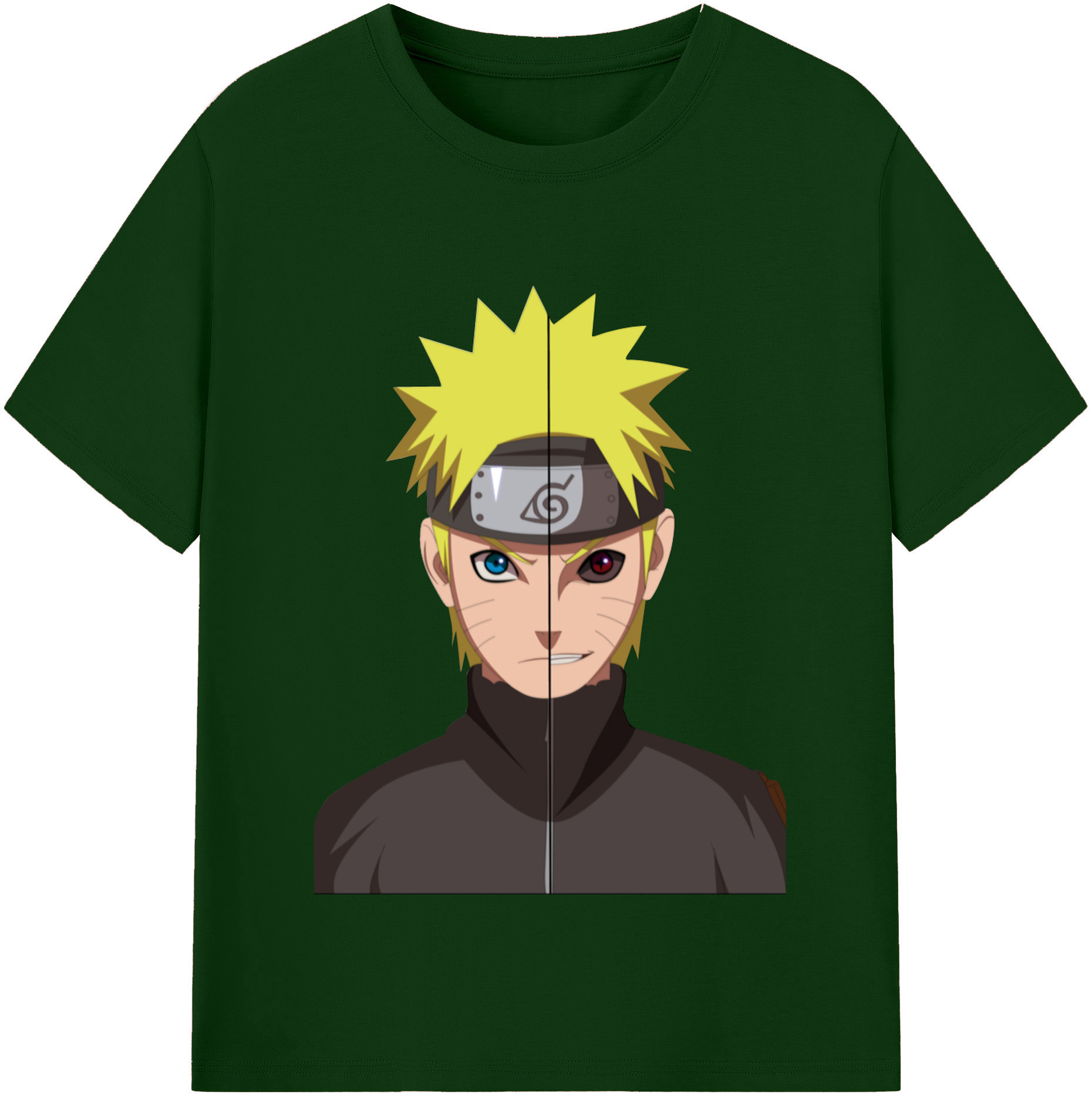 （画像用） NARUTO -ナルト- うずまき ナルト Uzumaki Naruto 綿100％半袖Tシャツ（フロントプリント）